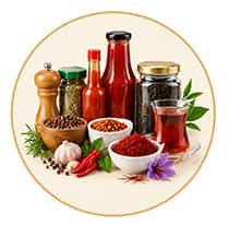 Seeds, Seasoning, Condiment,  Pastes & Sauces