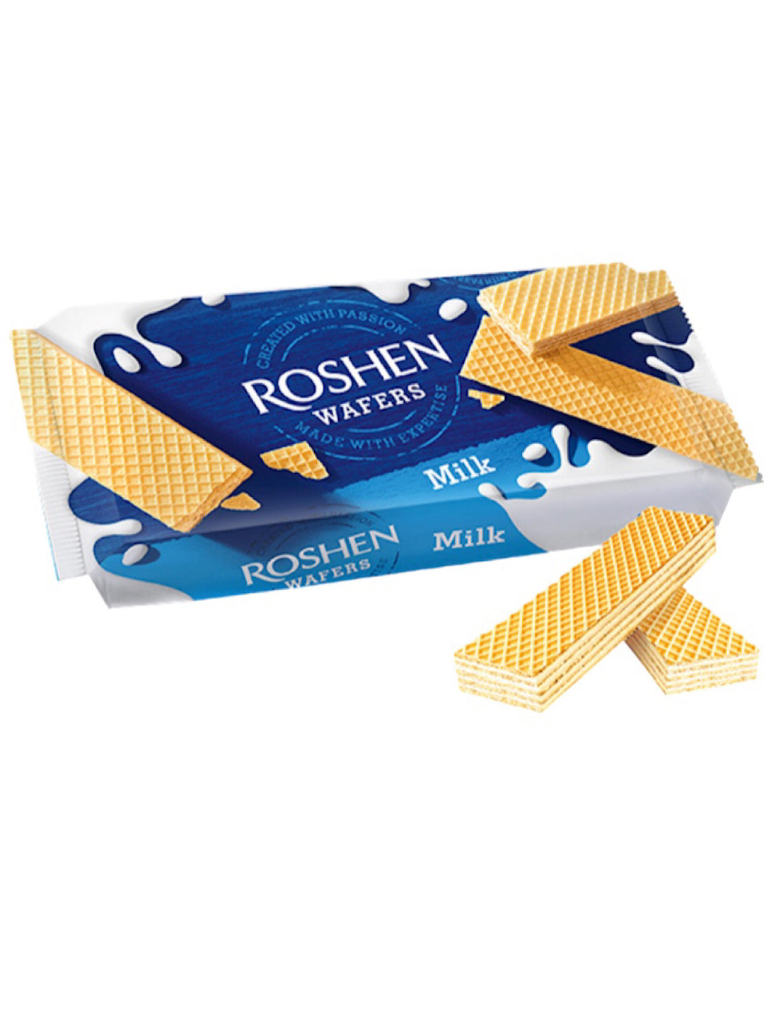 Roshen Milk Wafers – 216 g