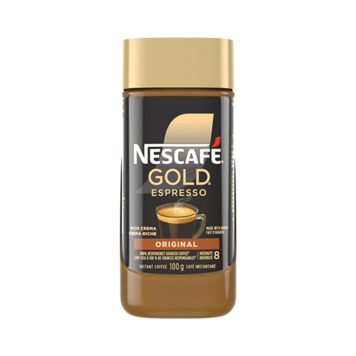 Nescafé Gold Espresso Original Instant Coffee, 100 g