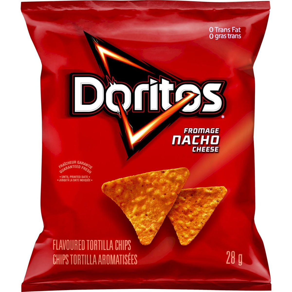 Doritos Nacho Cheese Tortilla Chips, 28 g
