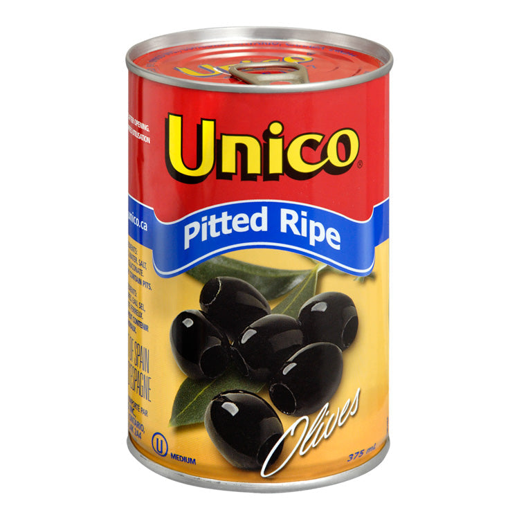 Unico Pitted Ripe Olives, 375 mL