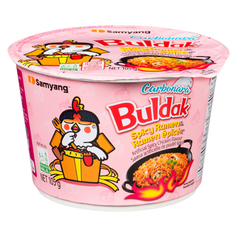 Samyang Buldak Carbonara Spicy Chicken Noodles — 105 g