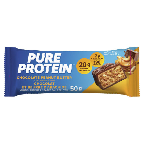Pure Protein Chocolate Peanut Butter Bar, 50 g
