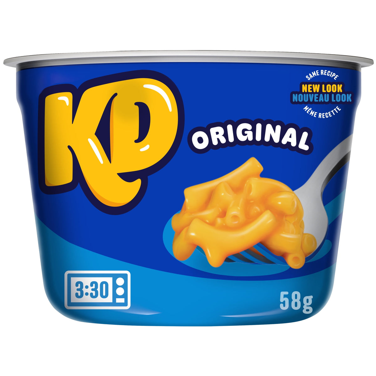 KD Kraft Dinner Original Macaroni & Cheese Snack Cup, 58 g