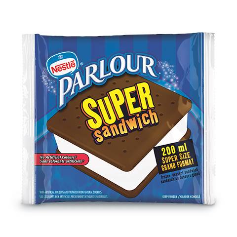 Nestlé Parlour Super Ice Cream Sandwich, 200 mL