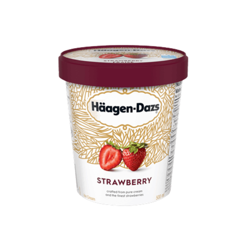 Häagen-Dazs Strawberry Ice Cream, 500 mL