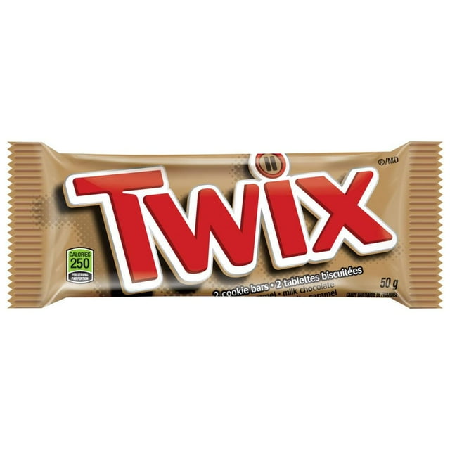 Twix Chocolate Caramel Biscuit Bars, 50 g