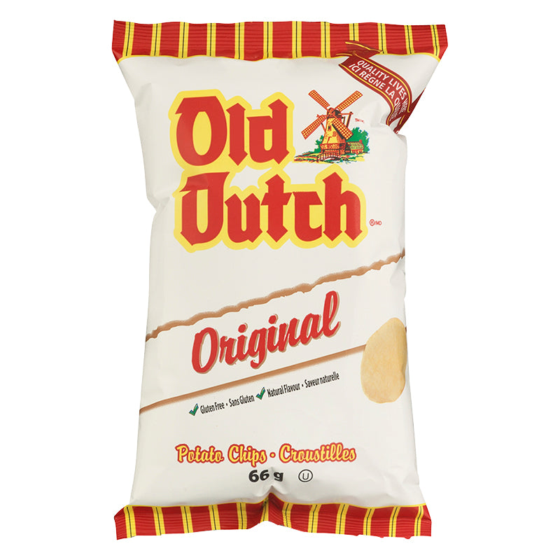 Old Dutch Original Potato Chips, 66 g
