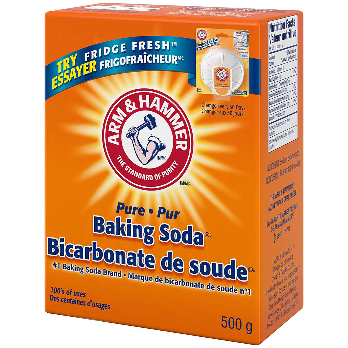 Arm & Hammer Pure Baking Soda, 500 g