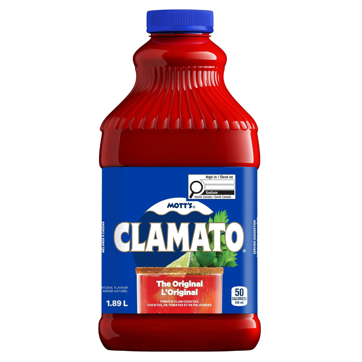 Mott's Clamato Original Tomato Clam Cocktail, 1.89 L