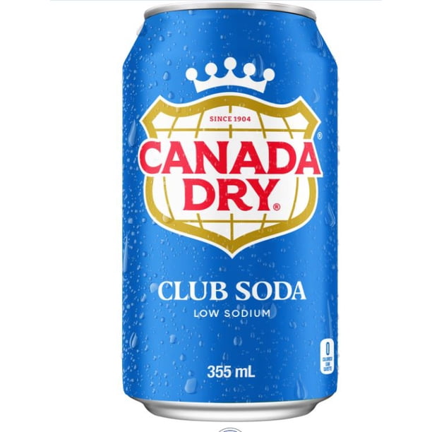 Canada Dry Club Soda, 355 mL