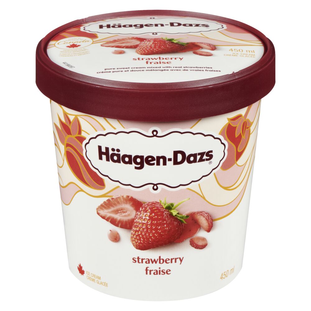 Häagen-Dazs Strawberry Ice Cream 450 mL