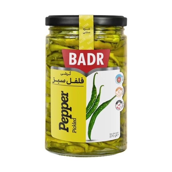 Badr Pickled Green Peppers