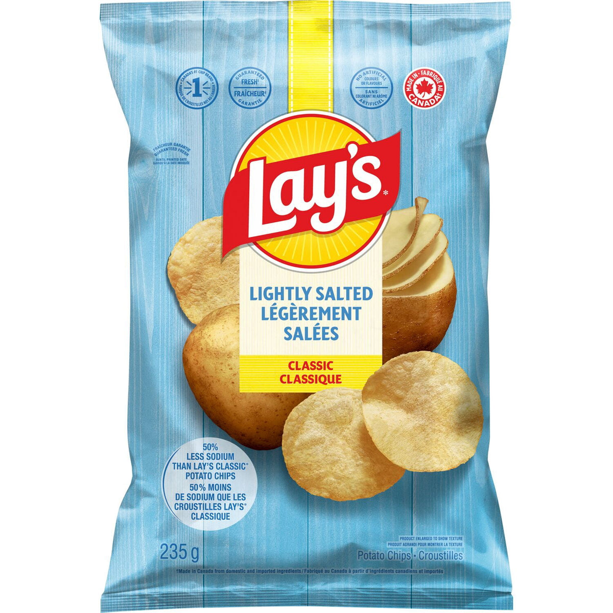 Lay’s Lightly Salted Classic Potato Chips 235 g
