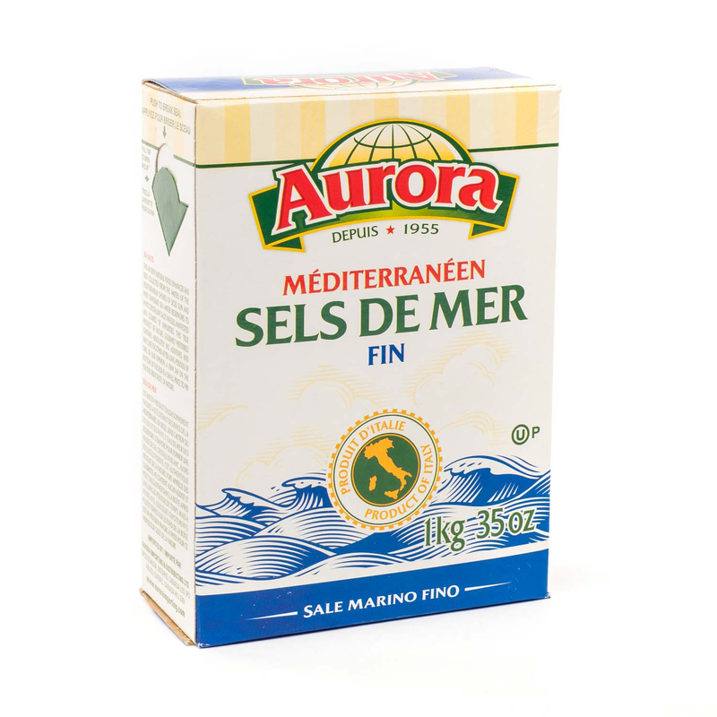 Aurora Fine Mediterranean Sea Salt, 1 kg