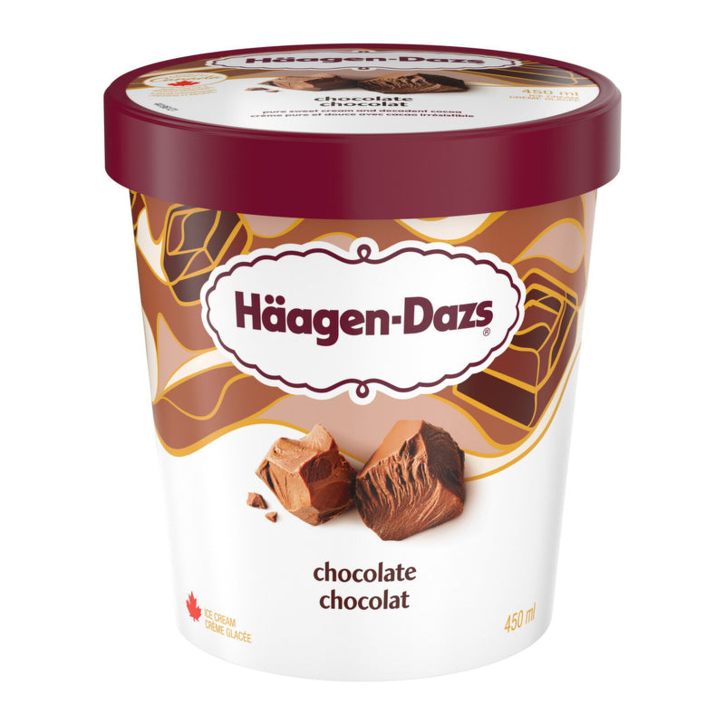Häagen-Dazs Chocolate Ice Cream — 450 mL