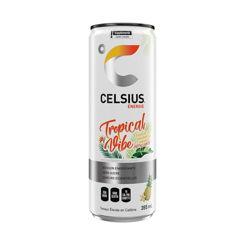 CELSIUS Tropical Vibe Sparkling Energy Drink 355 mL