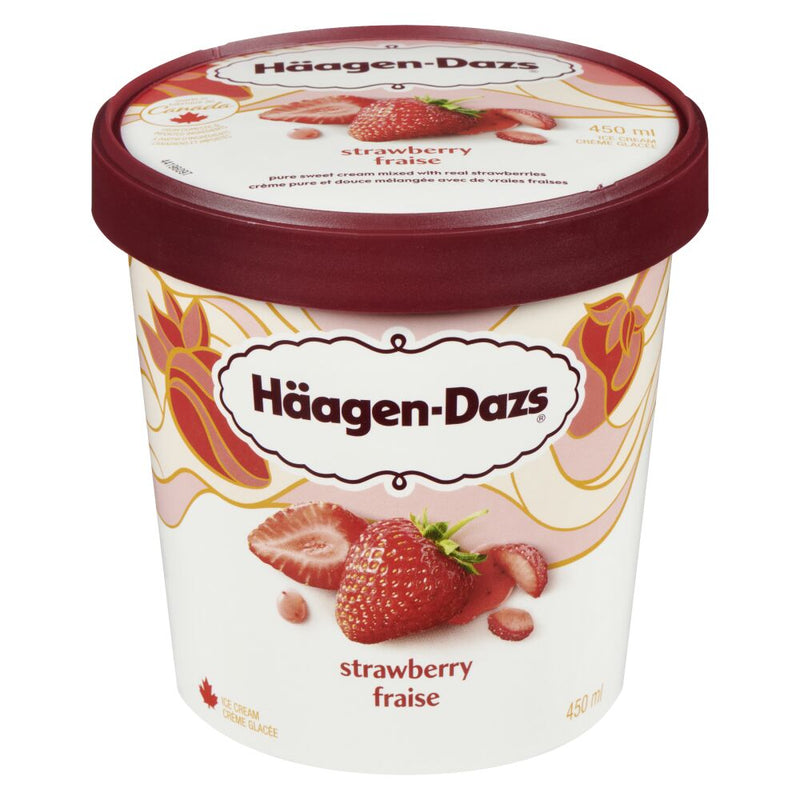 Häagen-Dazs Strawberry Ice Cream 450 mL