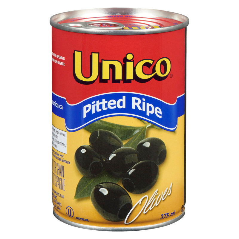 Unico Pitted Ripe Olives, 375 mL