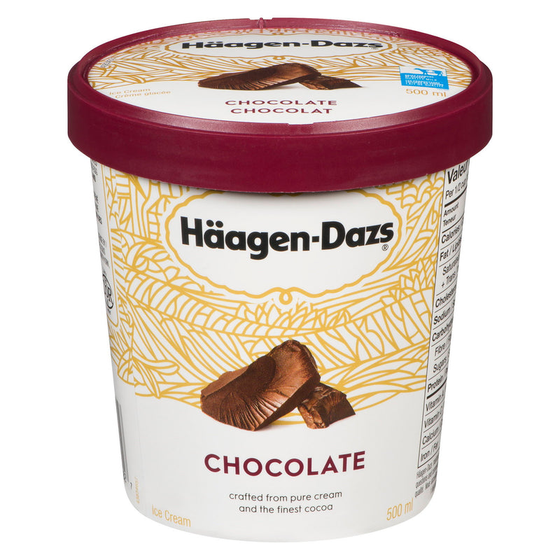 Häagen-Dazs Chocolate Ice Cream, 500 mL