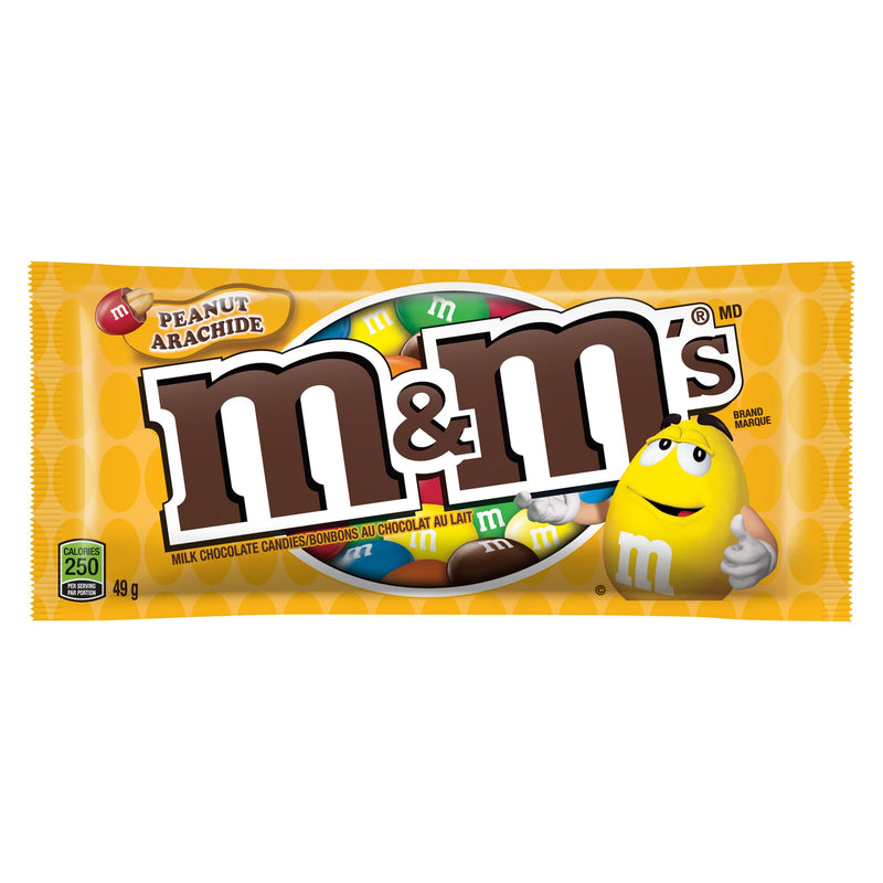 M&M's Peanut Chocolate Candies, 49 g