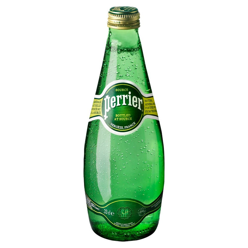 Perrier Sparkling Mineral Water, 330 mL