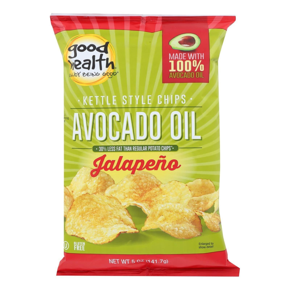 Good Health Avocado Oil Jalapeño Potato Chips – 5 oz