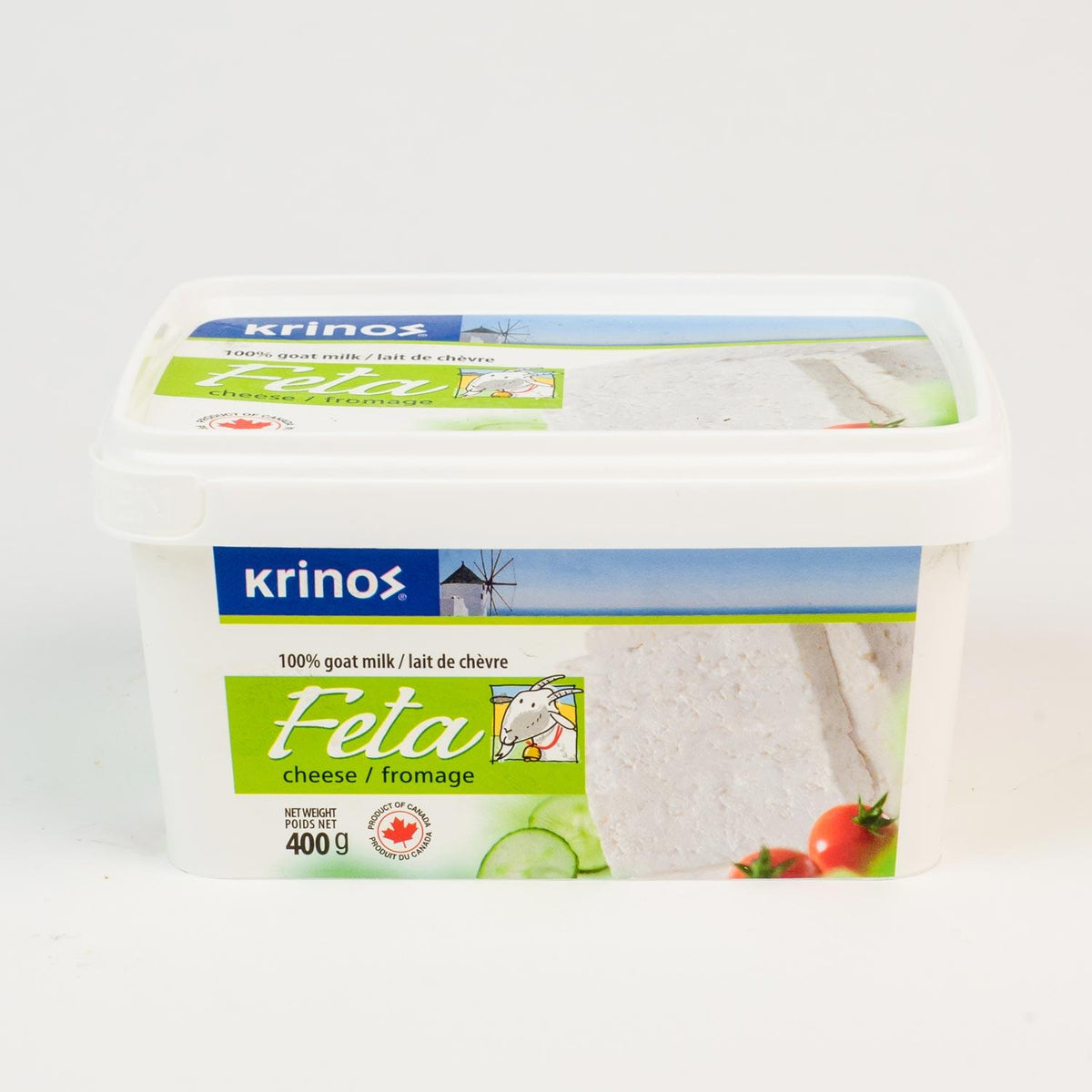 Krinos 100% Goat Milk Feta Cheese – 400 g