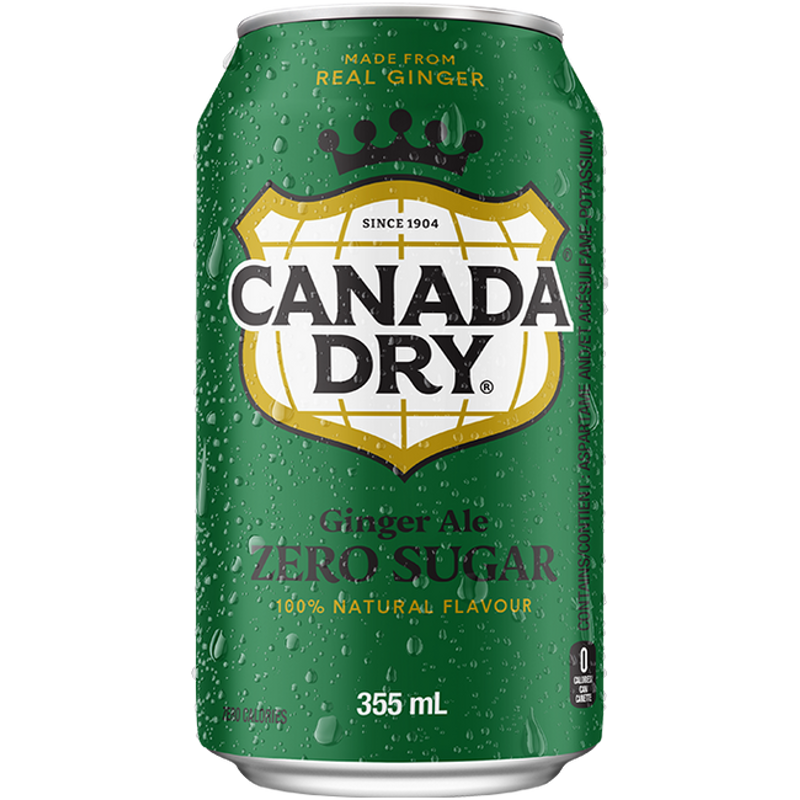 Canada Dry Zero Sugar Ginger Ale
