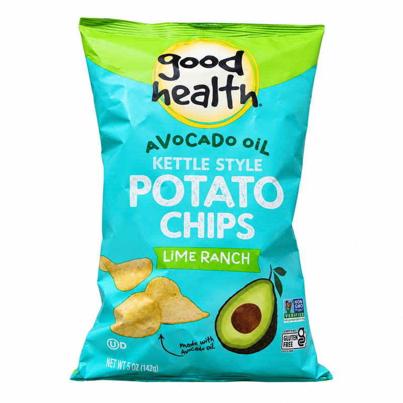 Good Health Avocado Oil Lime Ranch Potato Chips – 5 oz
