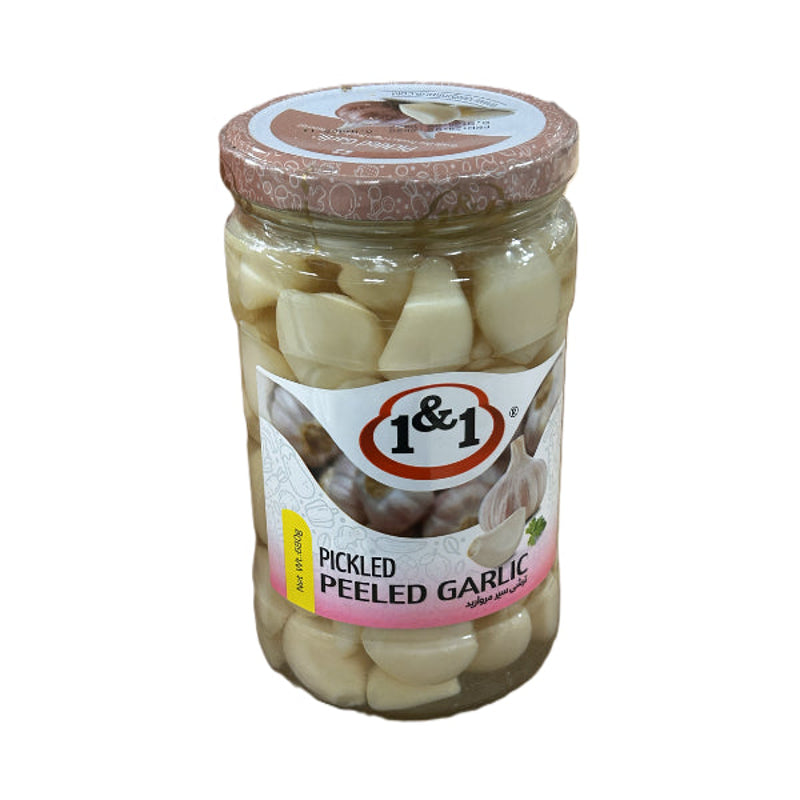 1&1 Pickled Peeled Garlic, 680 g