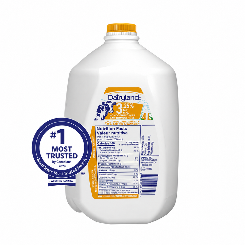 Dairyland 3.25% Homogenized Milk 4 L