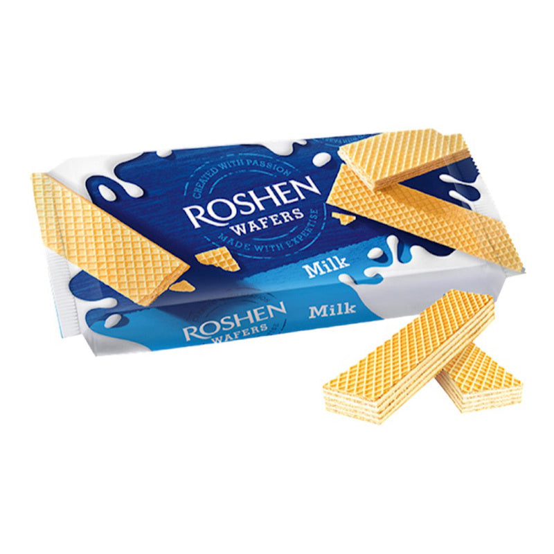 Roshen Milk Wafers – 216 g