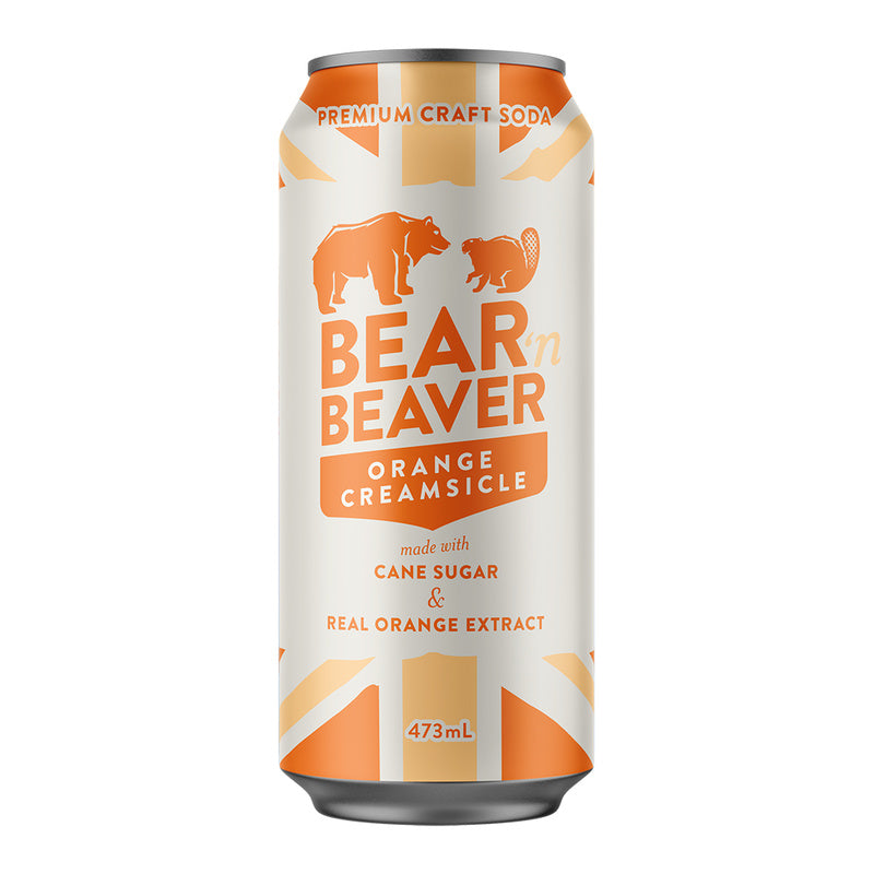 Bear 'N Beaver Orange Creamsicle Soda – 473 mL