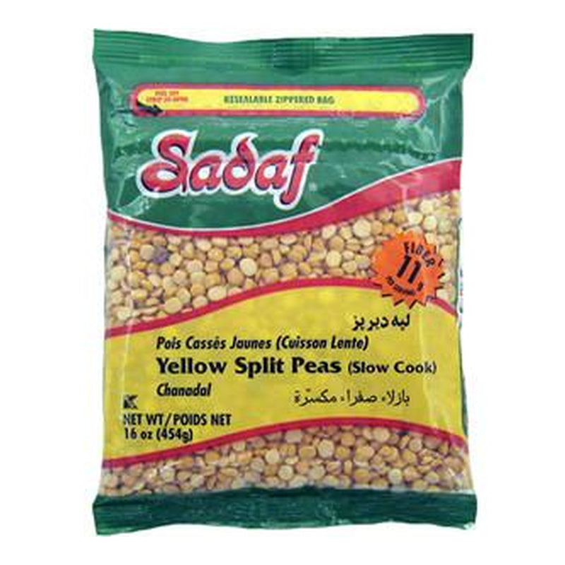 Sadaf Yellow Split Peas (Lappeh) — 454 g
