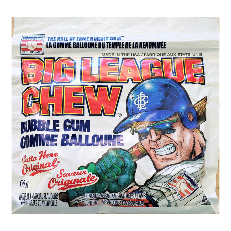 Big League Chew Outta Here Original Bubble Gum, 60 g