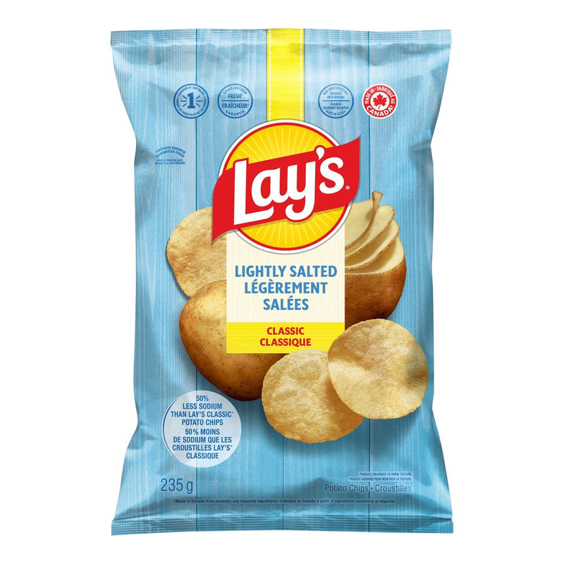 Lay’s Lightly Salted Classic Potato Chips 235 g