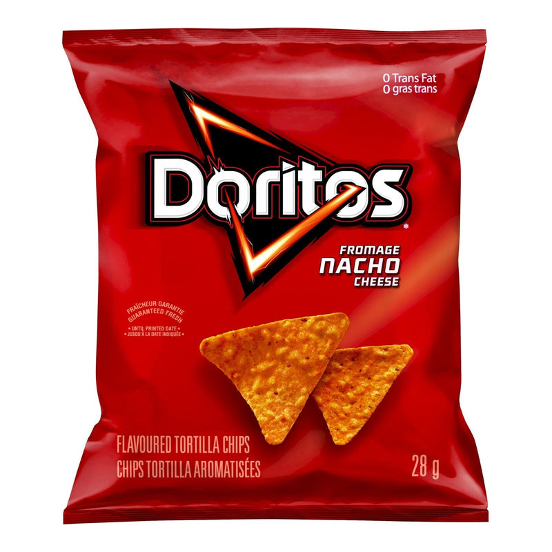 Doritos Nacho Cheese Tortilla Chips, 28 g