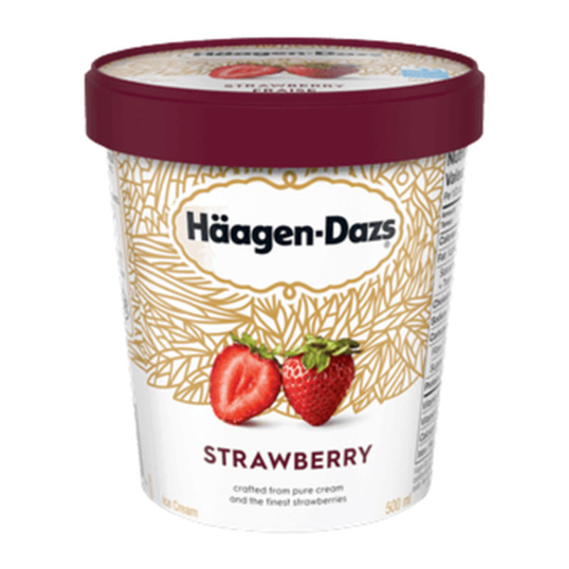 Häagen-Dazs Strawberry Ice Cream, 500 mL