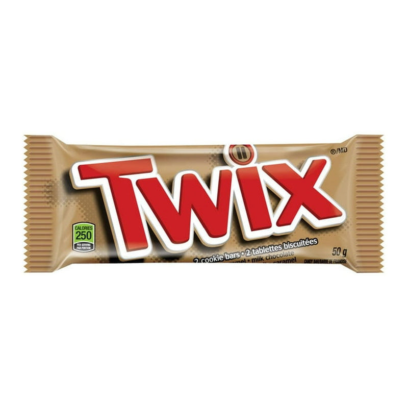 Twix Chocolate Caramel Biscuit Bars, 50 g