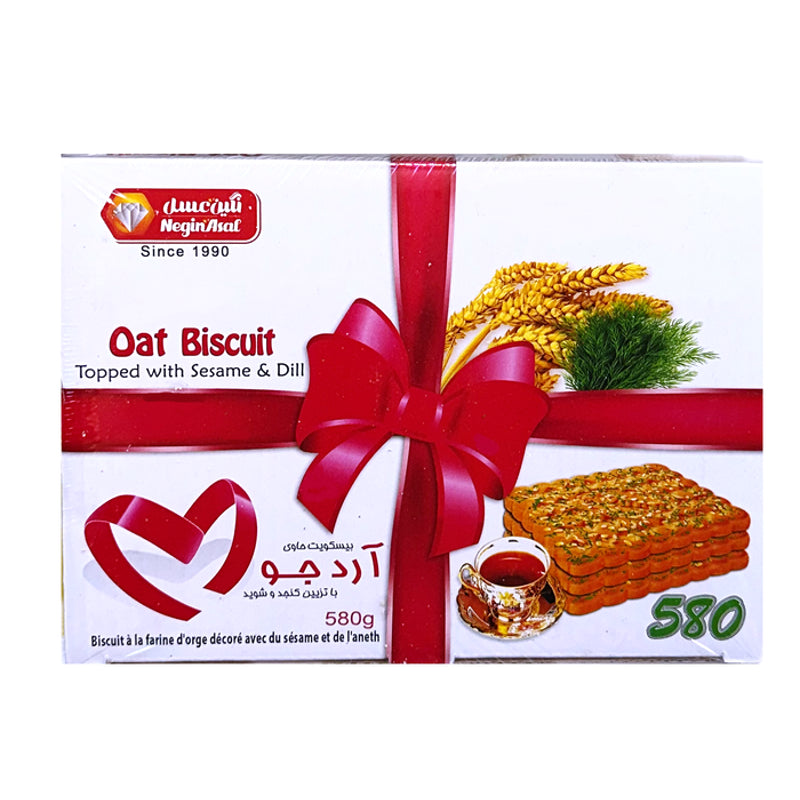 Negin Asal Oat & Sesame Biscuits — 580 g
