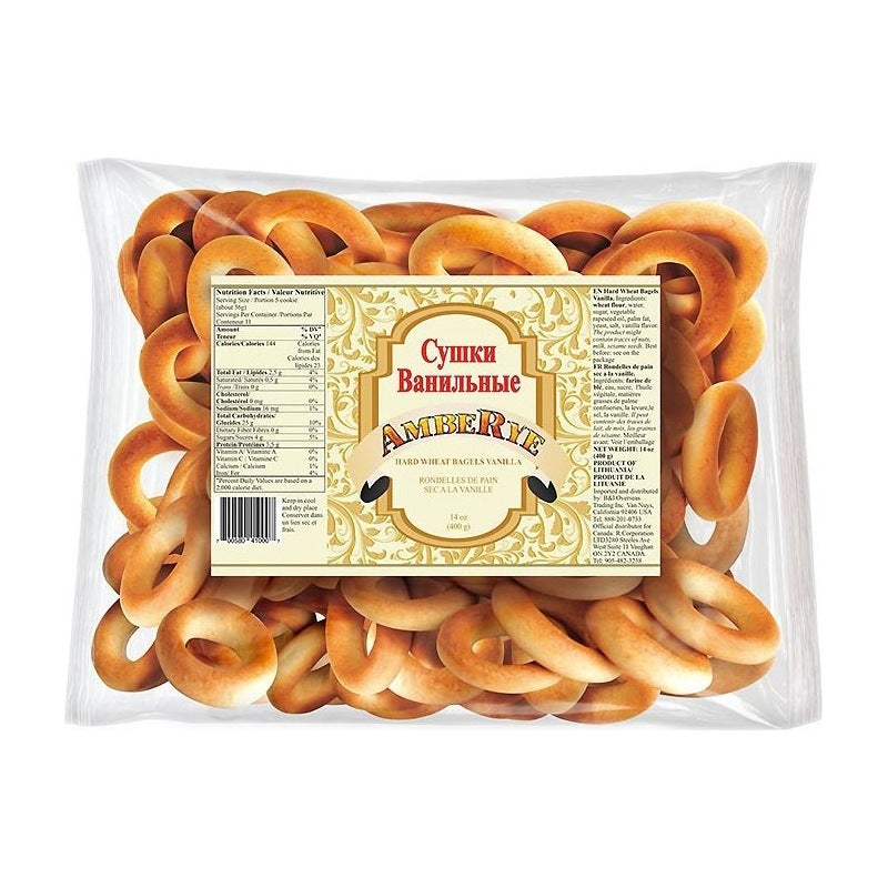 AmbeRye Hard Wheat Vanilla Bagels – 400 g