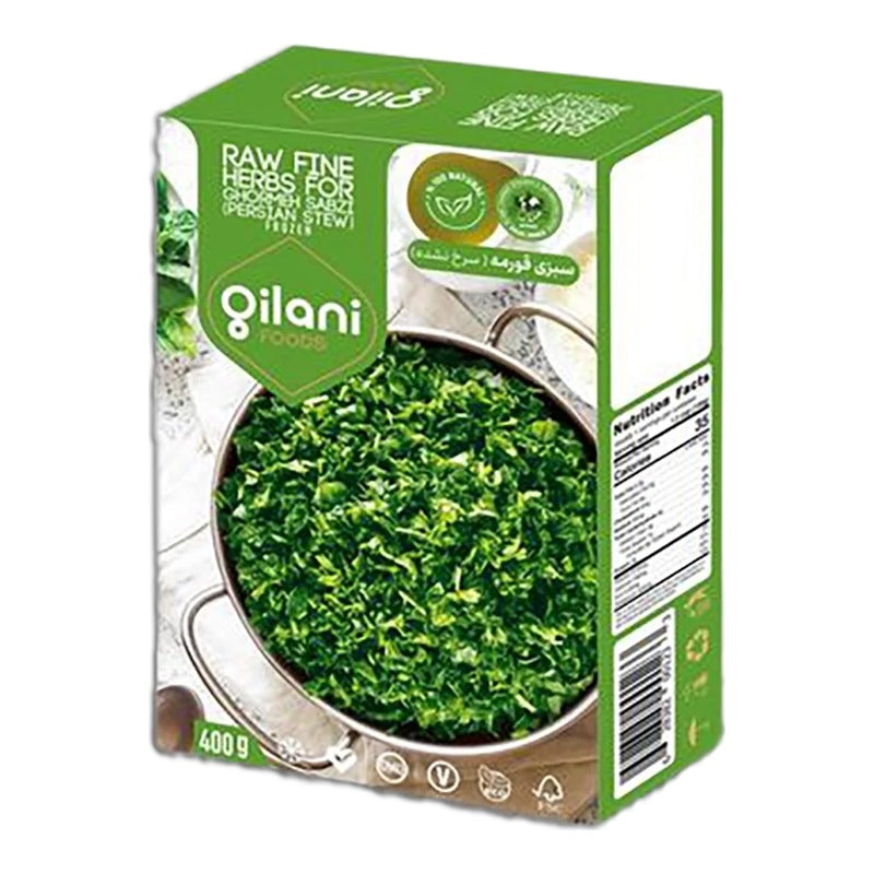 Gilani Frozen Raw Ghormeh Sabzi Herbs – 400 g