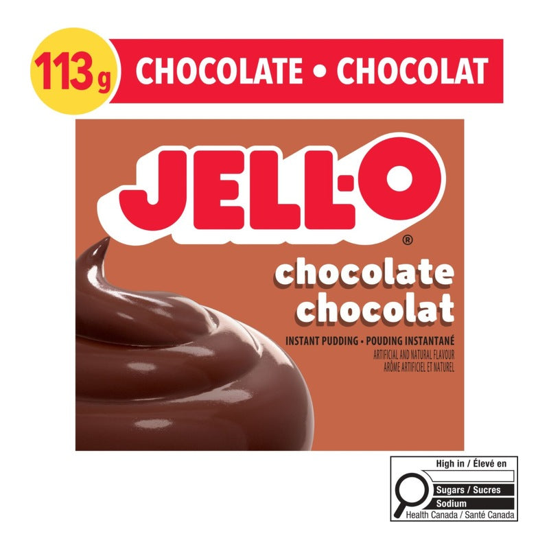 Jell-O Chocolate Instant Pudding – 113 g