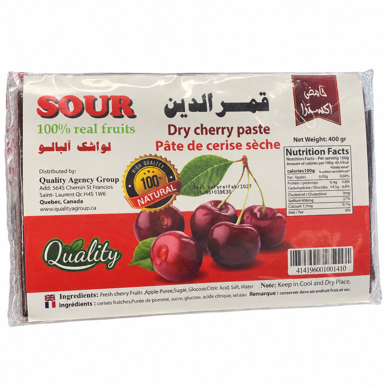 Quality sour cherry fruit leather 400 g