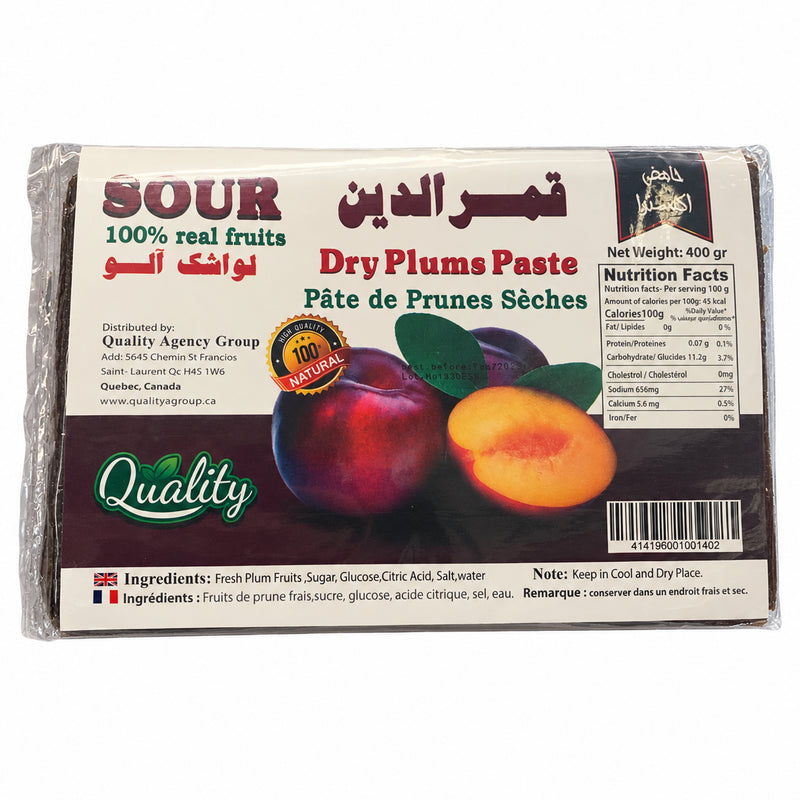 Quality plum fruit leather 400 g