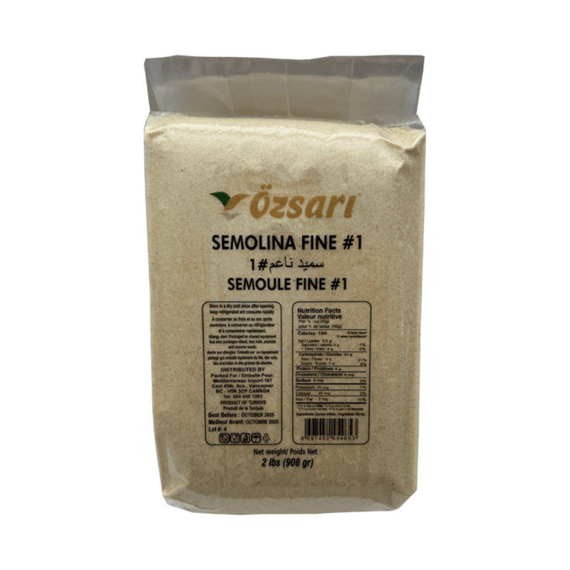 Ozsari Fine Semolina No. 1 908 g