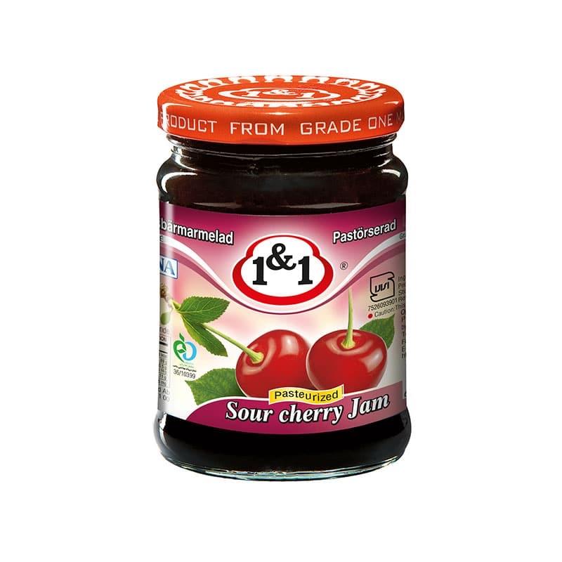 1&1 Sour Cherry Jam, 340 g