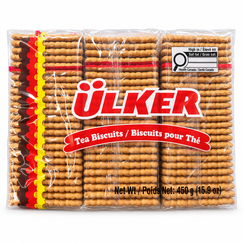 Ulker Tea Biscuits 450 g — Canadian packaging