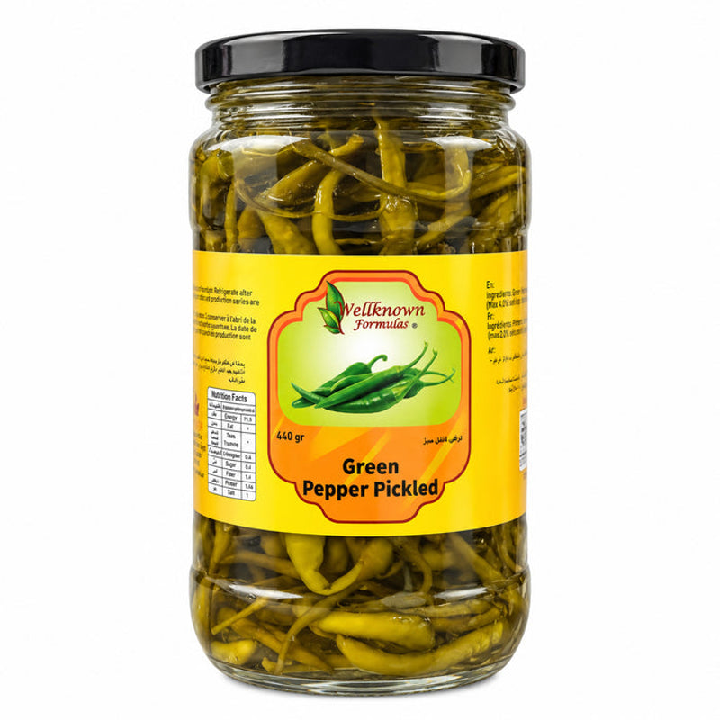 Wellknown Pickled Green Peppers 440 g